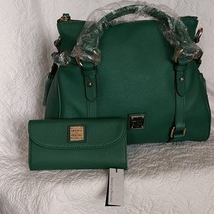 NWT Dooney & Bourke Belvedere satchel + wallet